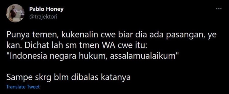 Momen Kocak Memulai Chat ke Gebetan Pakai Pantun yang endingnya bikin ngakak